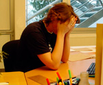 a women in despair