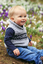 young boy outdoors