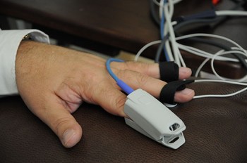 a finger biofeedback sensor
