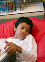a depressed teenager