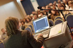 Women presenting at a professional workshop