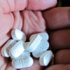 medication held in hand