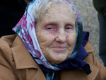 an elderly women