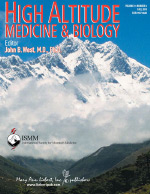 Front cover of High Altitude Medicine Biology