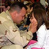 A Closer Look At The Effect Military Deployment Has On Children father and daughter